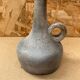 Antique Vintage Cracked Grey Ceramic Soliflore Vase
