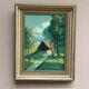 Swedish Mid-Century Oil on panel – "In Sunlight Glade" by Ivan Bauer
