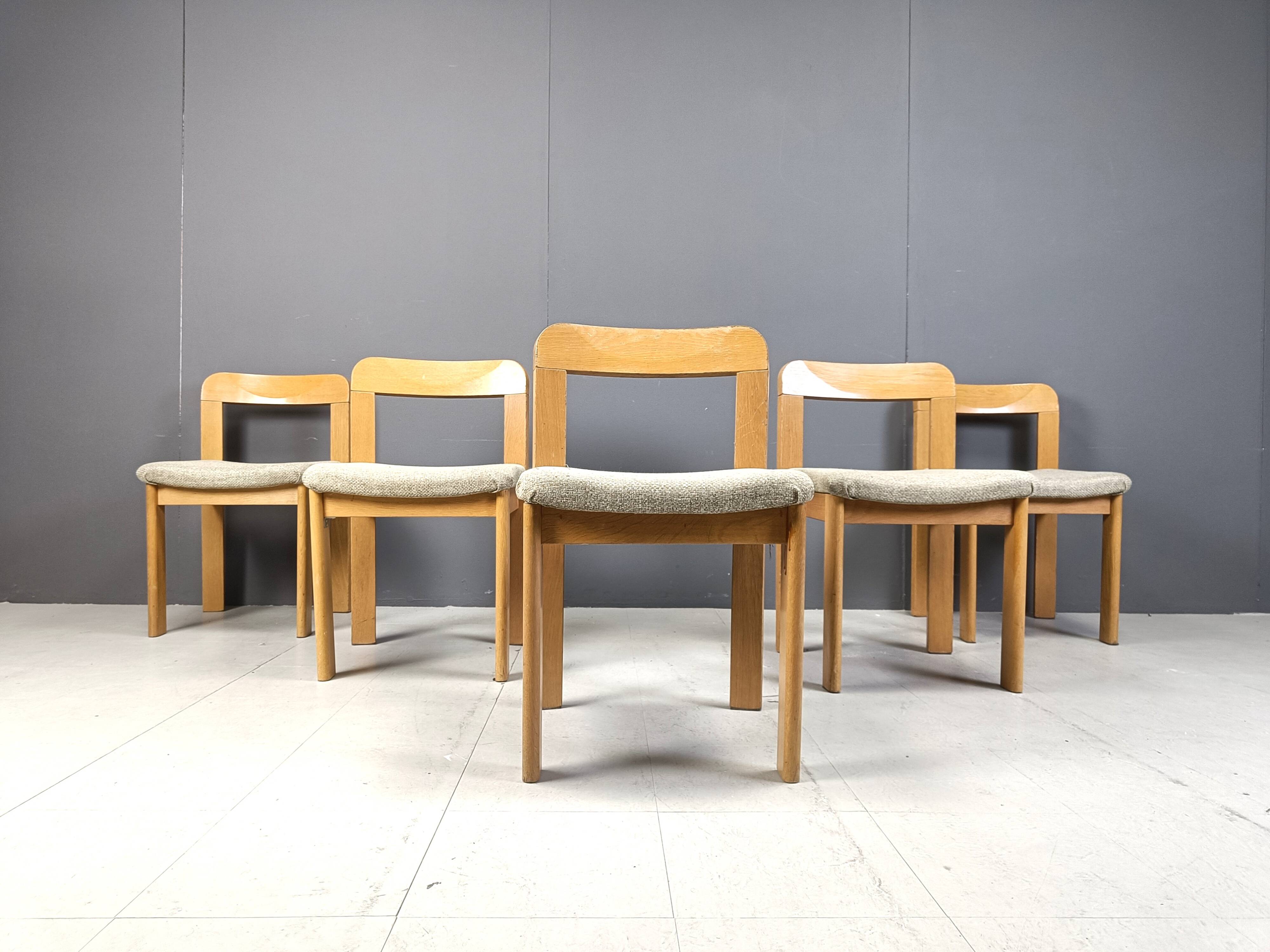 Brutlaist dining chairs, 1970s