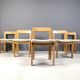 Brutlaist dining chairs, 1970s