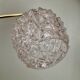 Vintage moulded glass elbow wall light