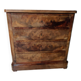 Chest of drawers with 4 drawers, antique furniture.