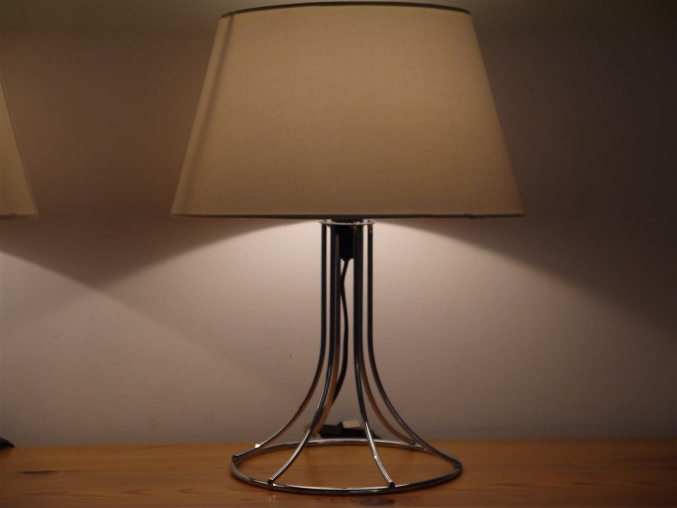 Paire de lampes vintage en metal  1970