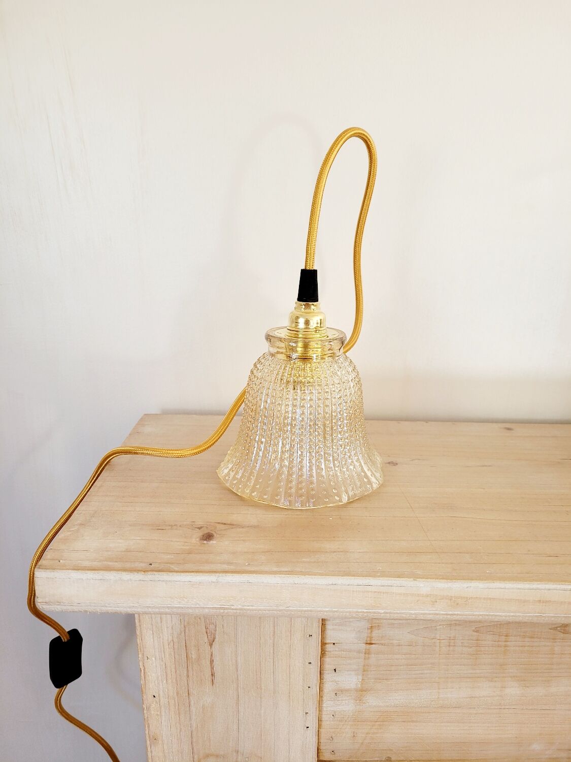 Pair of vintage portable lamps