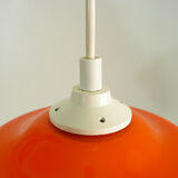 Orange opalin hanging lamp