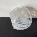 White clichy glass globe