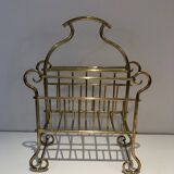 Brass magazine rack