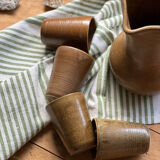 Digoin stoneware orangeade service 1960-70