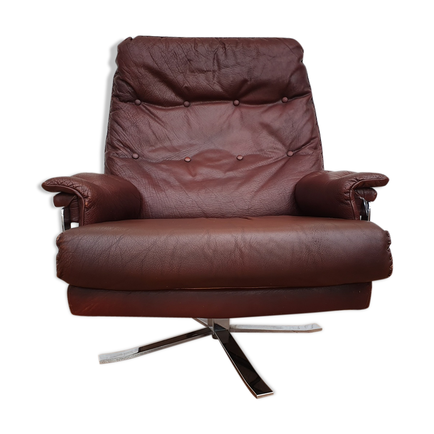 Fauteuil suédois Arne Norell des années 70