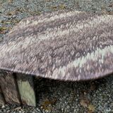 Marble base table anne 70 Roche Bobois