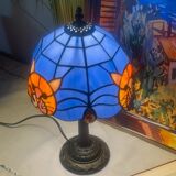 Vintage style Tiffany lamp | lampshade with cat motif