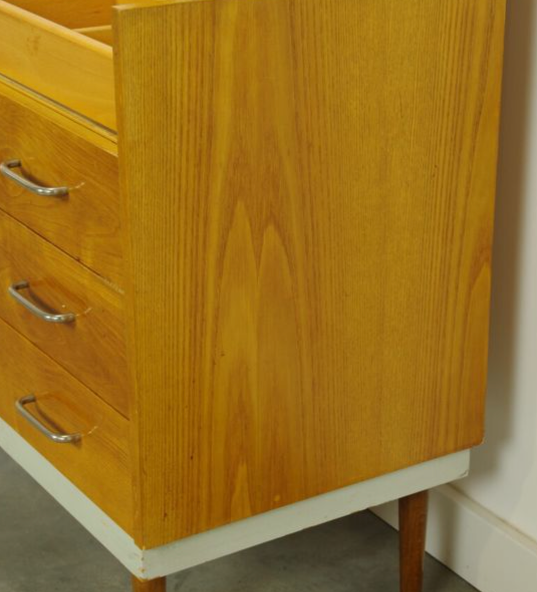 Vintage jewelry cabinet with mirror
