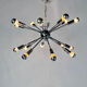 Sputnik chrome chandelier, 1970s