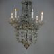 Lustre made of Murano glass beads, Venice around 1900