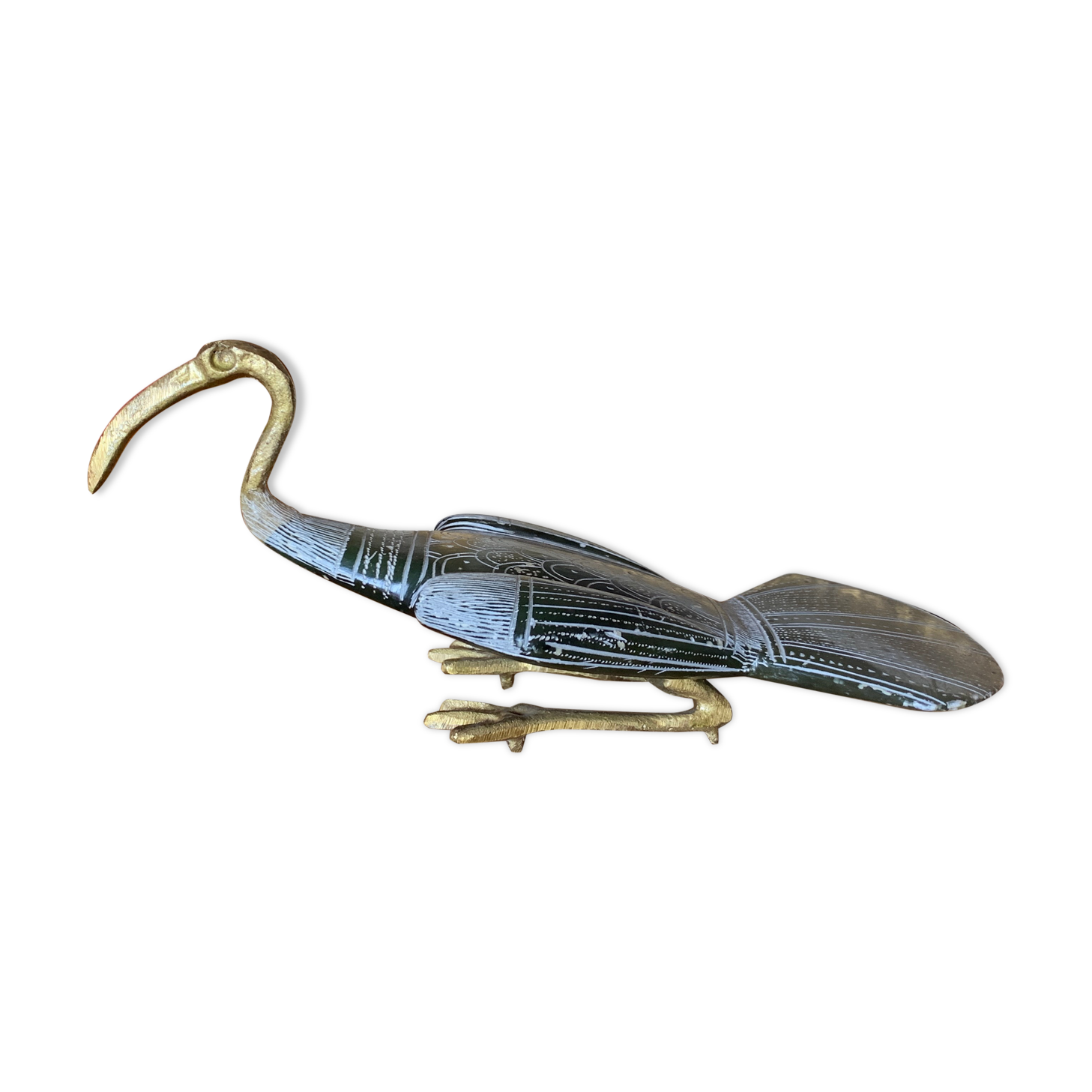Brass heron