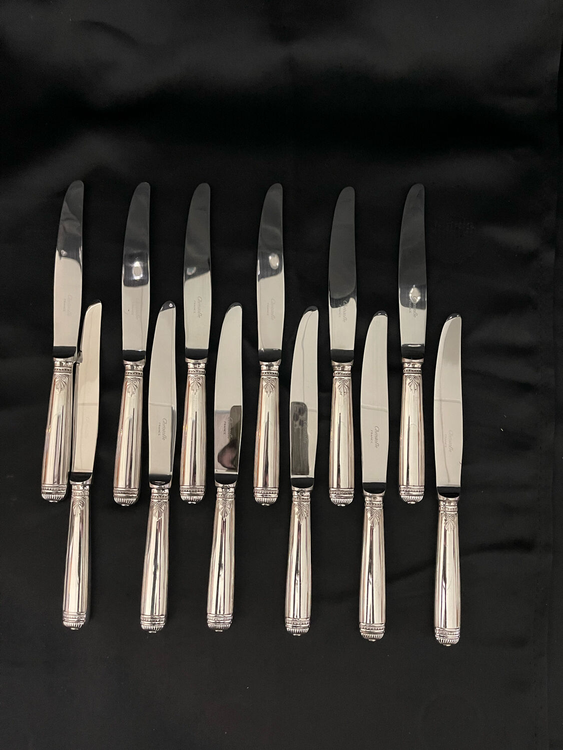 Christofle malmaison housekeeper with silversmith 65 pieces condition close to new