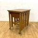 Vintage nesting tables by Paul Hundevad, Czech design, 1960s