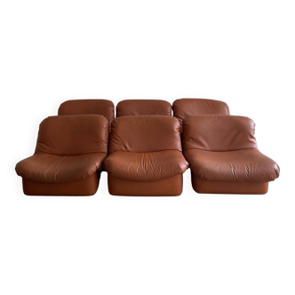 Ensemble de 6 fauteuils modulables