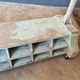Old industrial coat rack, wardrobe rack XXXL