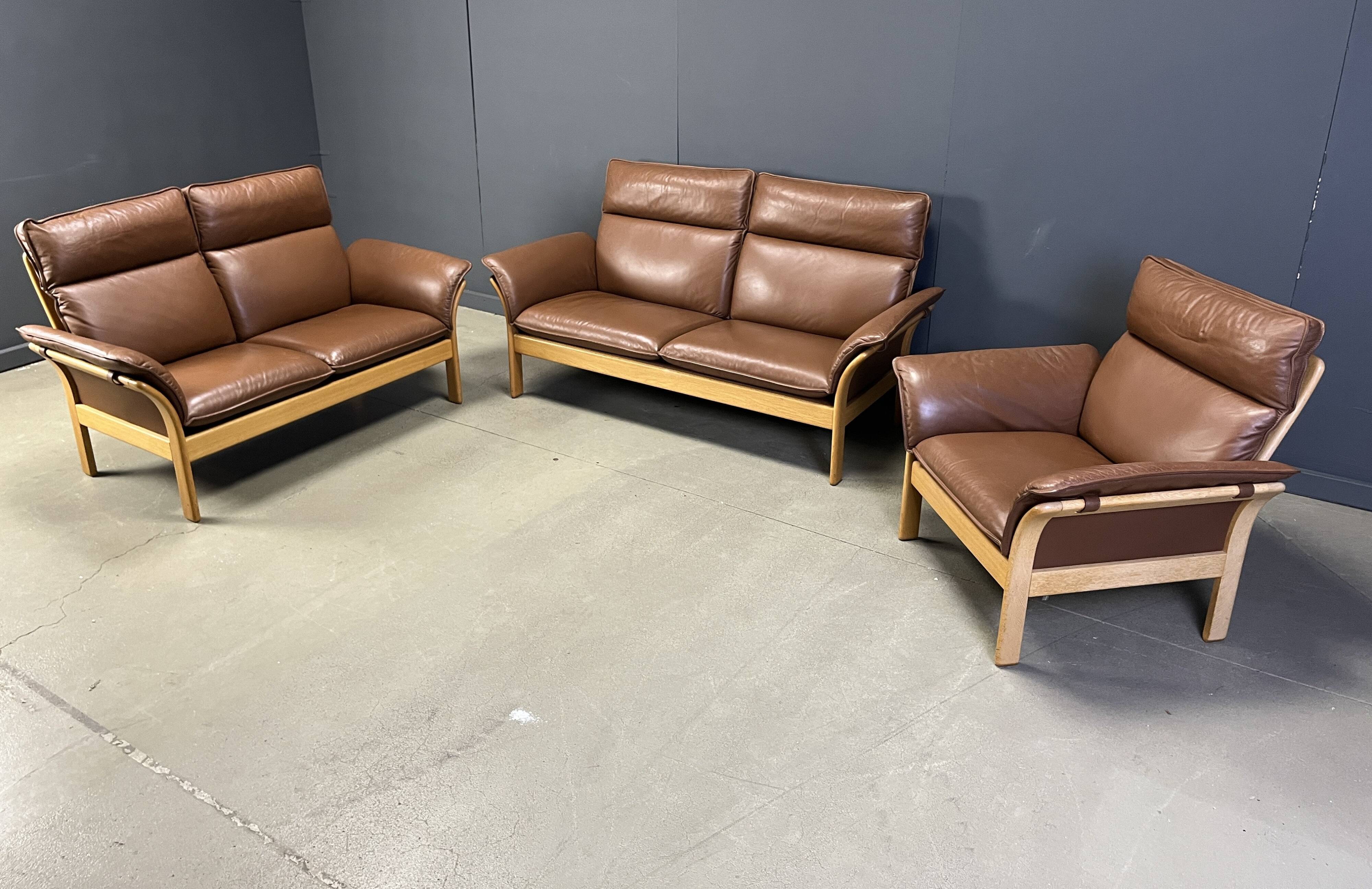 Vintage Scala sofa set by Dreipunkt International, 1970s