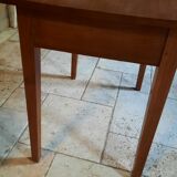 Table 1 tiroir merisier