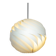 Louis Weisdorf for Lyfa Space age Danish Turbo White Moon Pendant Light, 1965