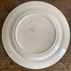 Round ironstone dish Badonviller "Jasmin" butterfly