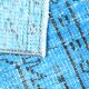 2x9 Vintage Light Blue Kitchen Runner Rug, 65x276Cm