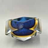 Cendrier sommerso en verre de murano