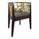 Floral pattern restaurant armchair in quantity