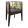 Floral pattern restaurant armchair in quantity