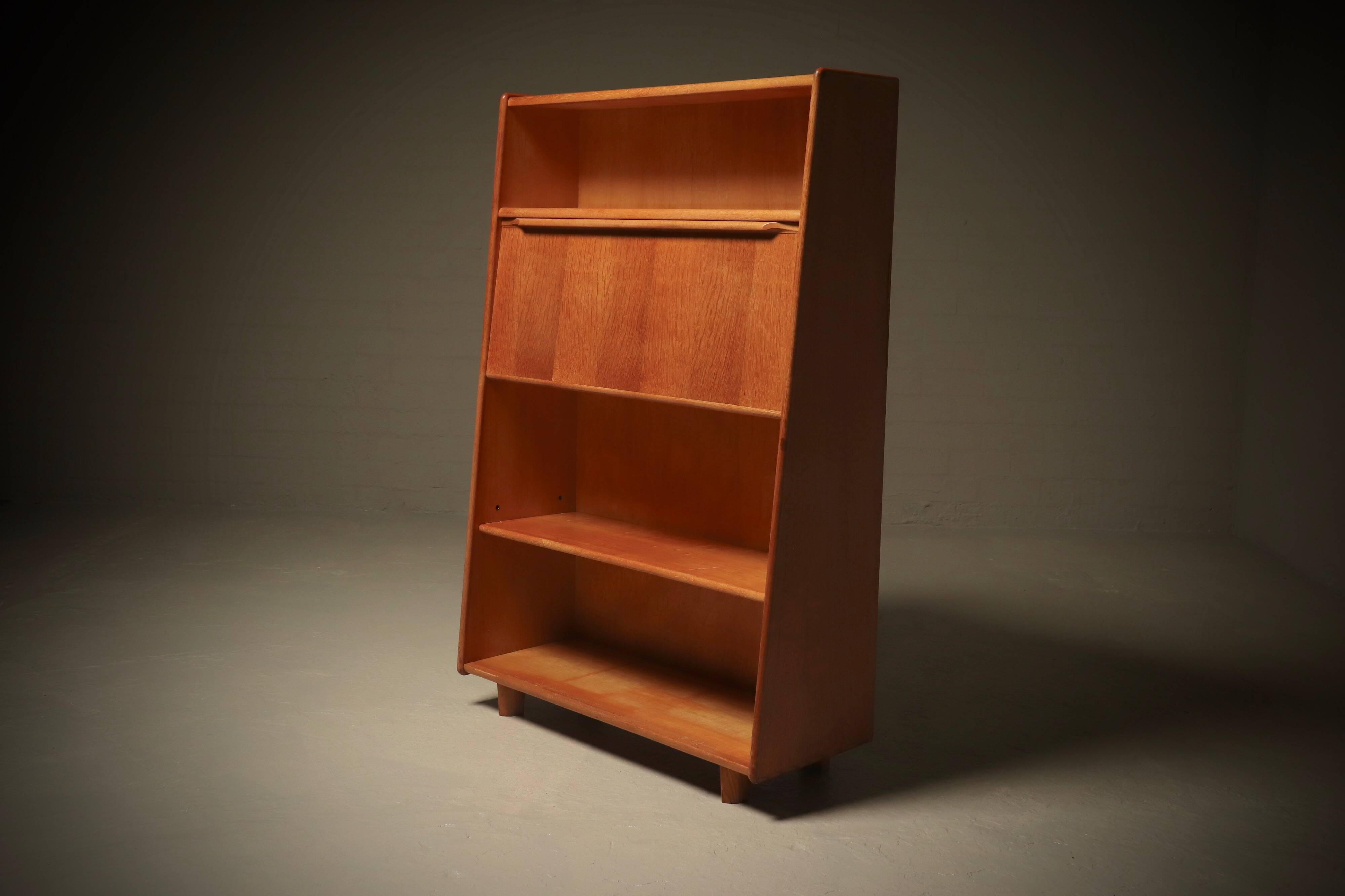 Oak Series Secretary Cabinet Model BE04 by Cees Braakman for Pastoe 1950s