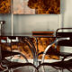 Vintage Italian design dining table from the 1970s.