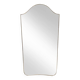 “Gendarme hat” mirror in gilded brass. 1960s.