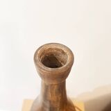 Terracotta lamp with cut-outs, circa 1970.