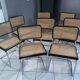 Suite of 8 chairs Cesca B32 by Marcel Breuer vintage 04/92