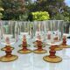 Set de 12 verres à vin vintage