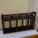 Rattan wall shelf 2 shelves