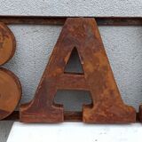 Rusty metal plate BAR