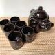 Vintage teapot and vintage elephant cups