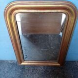 Louis Philippe mirror in gilded wood, 19th century - 88 cm