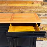 Enfilade with 4 doors in solid cherry wood - Louis-Philippe style