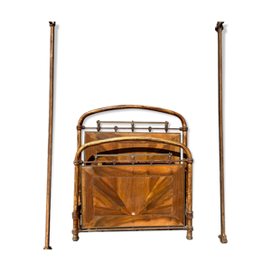 Lit en métal ancien 1900