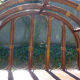 Vintage rattan library