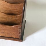 Old wooden mail door