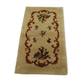 Old carpet descente bed in high wool handmade 110x70cm