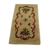Old carpet descente bed in high wool handmade 110x70cm