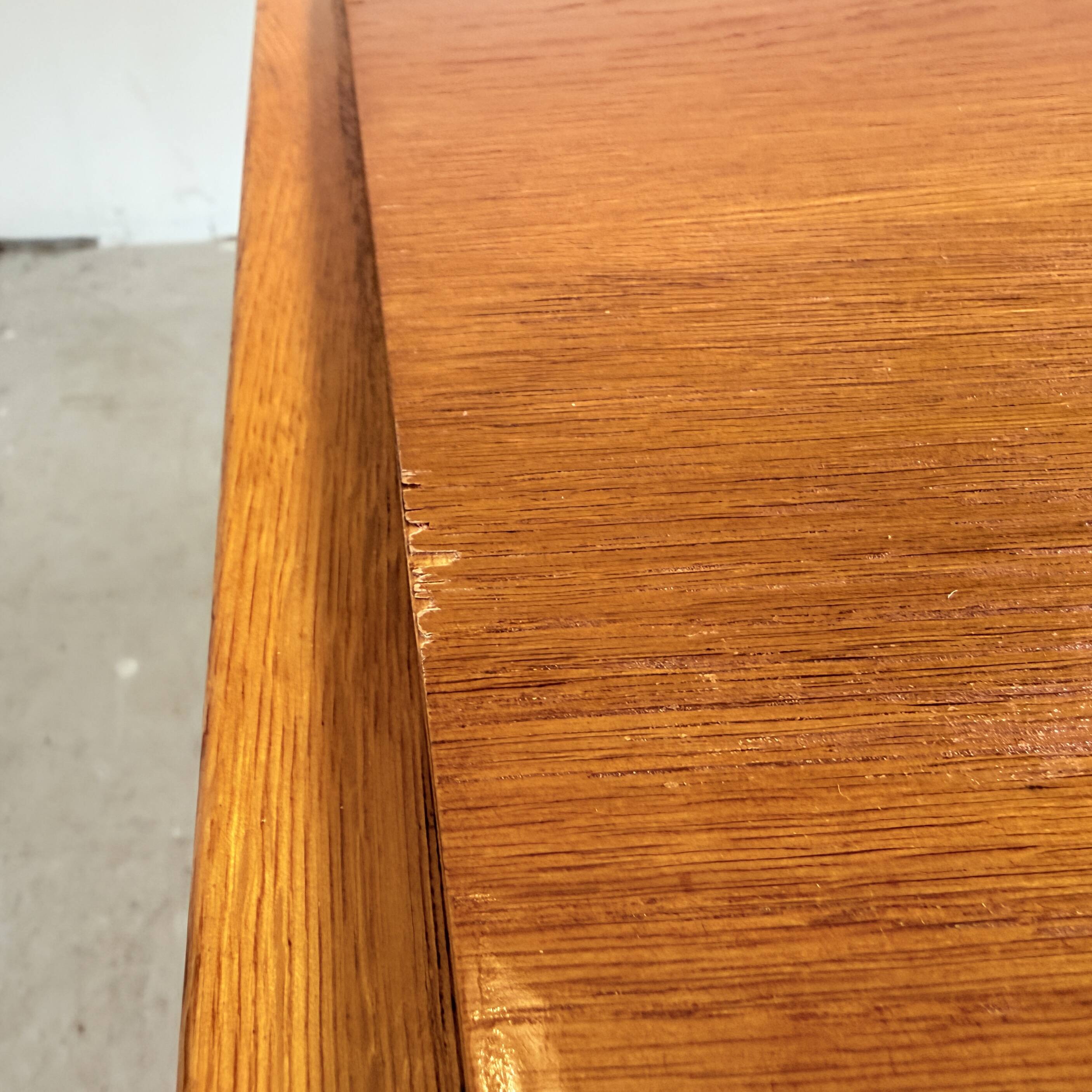 Vintage extendable oak table, František Jirák