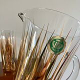 Service orangeade demi cristal or
