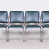 Set of four Bauhaus dining chairs designed by Anton Lorenz for Slezak Factories
